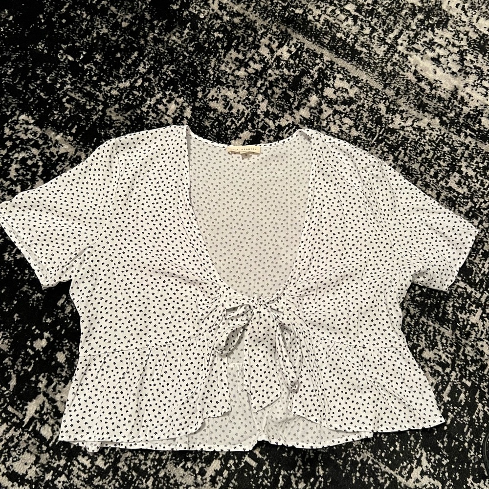 pacsun front tie top